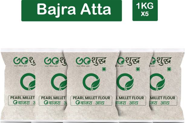 Goshudh Premium Quality Bajra Atta (Pearl Millet Flour)-1Kg