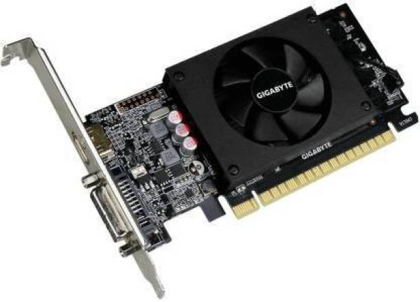 GIGABYTE NVIDIA GV-N1030D4-2GL GeForce GT 1030 Low Profile D4 2G Computer Graphics Card 2 GB GDDR4 Graphics Card