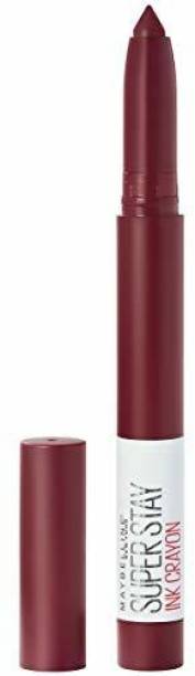 MAYBELLINE NEW YORK SuperStay Ink Crayon Lipstick, Matte Longwear Lipstick Makeup, Settle For More, 0.04 Ounce Concealer