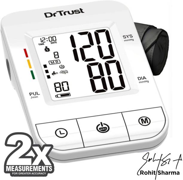Dr. Trust (USA) Fully Automatic i-Check Digital Blood Pressure Checking Machine with MDI Technology Bp Monitor