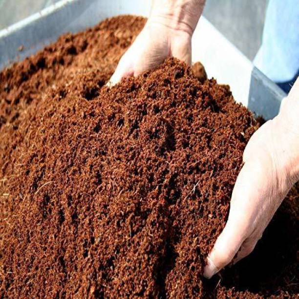 Garden of eiden 8 Kg -100% Organic Loose Cocopeat for Indoor & Outdoor Plants, Kitchen Garden, Terrace Gardening Soil Manure Manure