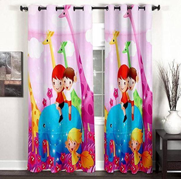 Cartoon Curtains Online At Amazing Prices On Flipkart | Cartoon City  Skyscrapers Clouds Raster Version Door Curtain Window Cover Home Decor  Hanging Curtain 85x120 Cm 