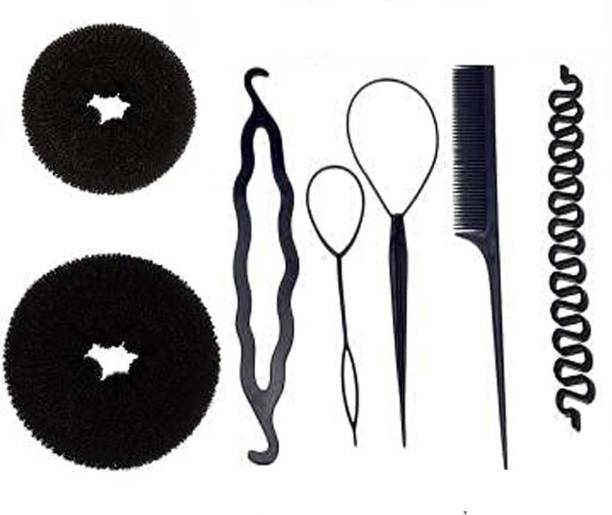 BELLA HARARO Professional Braids and Bun Tools/Hair Styling Kits For Women(Pack of 7) Hair Accessory Set