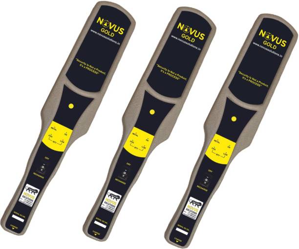 Novus Solutions NS-AMJ Gold Pack of 3 Pulse Induction Metal Detector
