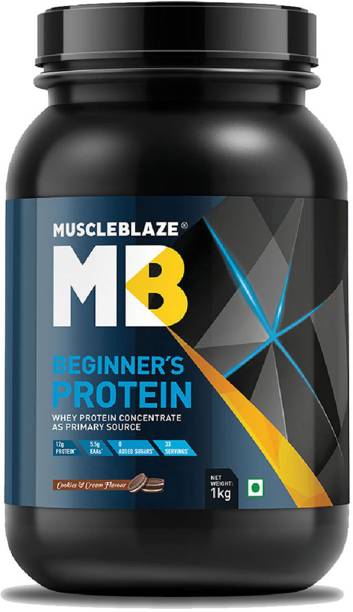 MUSCLEBLAZE Beginner's Whey Protein, No Added Sugar Whey Protein