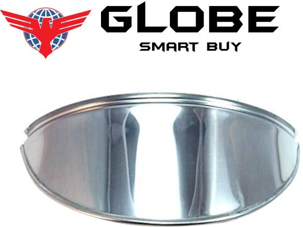 globe Metal Headlight Cap for Royal Enfield Classic Standard Motorcycle - Silver Steel Bike Headlight Grill