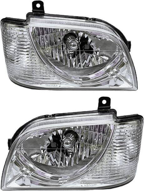 Allpartssource Headlight Assembly Set Without Wire and Bulbs for MARUTI Eeco Car Reflector Light