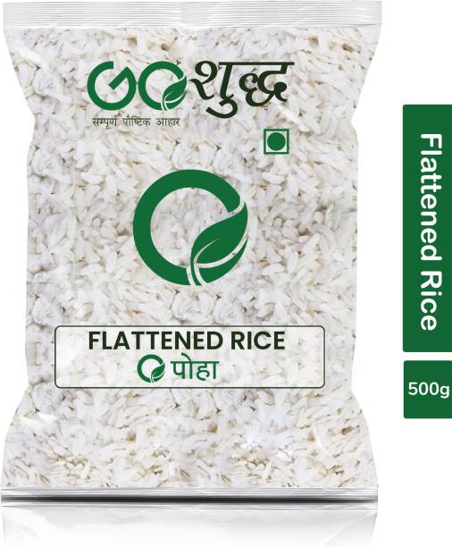 Goshudh Premium Quality Poha (Flattened Rice)-500gm (Pack Of 1) Poha