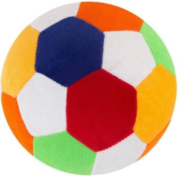 Toy Shop football for kids gifts and birthday play Daily washable with 100% safe product - 27 cm (Multicolor)  - 27 cm