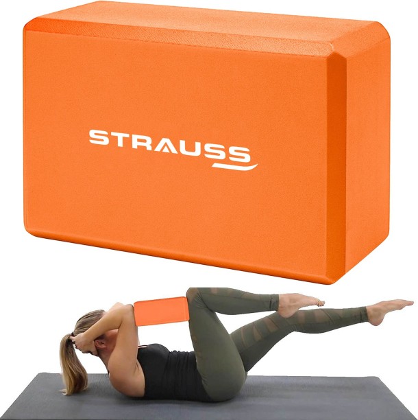 Fitness and Gym A Light Weight and Non-Slip Surface,Odor Free Brick for Exercise Pilates Workout YunZyun Yoga Block High Density EVA Foam Block 