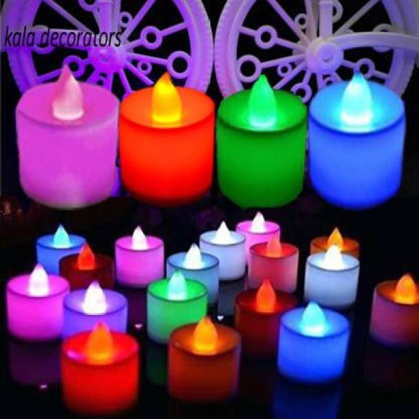 Kala Decorators 24 PCS Multicolor Flameless Color Changing Tea Light led candle, Candle