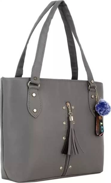 Grey Women Hand-held Bag - Extra Large Price in India