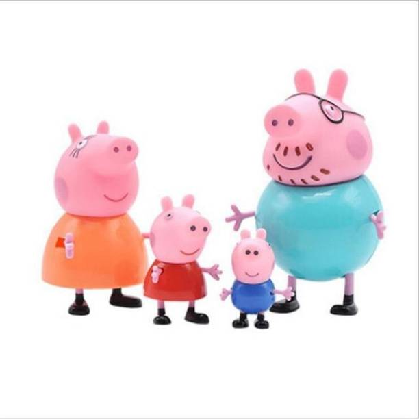 AncientKart Happy Pig Family Set of 4