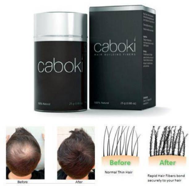 ConfiLook caboki Hair Building Regrowth Fibers and Instant Styling Natural Black Color 25 gm 1 Unit Good Hair Volumizer Fibers