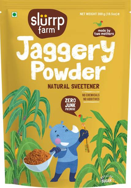Slurrp Farm Natural and Chemical Free Jaggery, Powder Jaggery (300g) Powder Jaggery