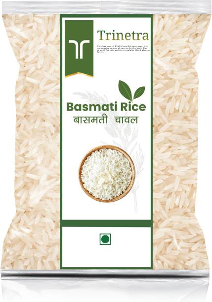 Trinetra Best Quality Basmati Rice-2Kg (Packing) Basmati Rice (Long Grain, Raw)