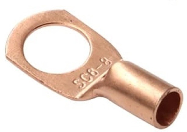 Copper Ring Terminal Heat Shrink # 10 Hole Lug Connector US 50 PCS 4 AWG 4 GA 