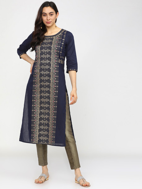 Vishudh Women Printed Straight Kurta  Buy Vishudh Women Printed Straight Kurta  Online at Best Prices in India  Flipkartcom