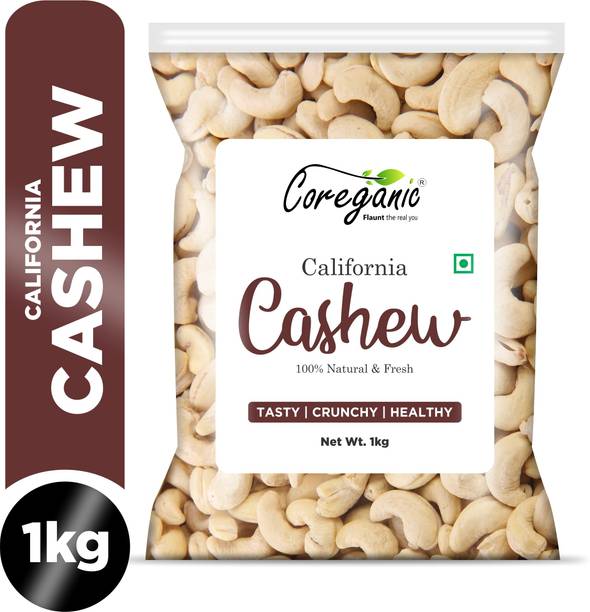 Coreganic 100% Natural International Premium California Whole Cashews