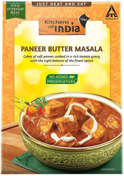 Kitchens of India Paneer Butter Masala, ITC Ready to Eat Indian Dish 285 g