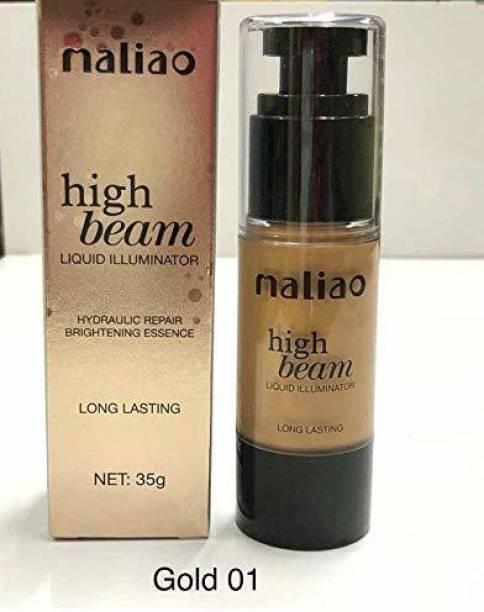 HomeoCulture Maliao high Beam Liquid Illuminator Hydraulic Repair Brightening essence (Gold, 35g) 35 Tanning Liquid