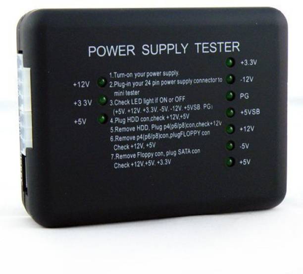 DEALZIA Digital Power Supply Taster, SMPS Taster For Computer ATX Power Supply Digital Voltage Tester