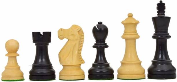 Ganesh Chess Wooden Chess Pieces Only for Wooden Chess Board, Wooden Chess Coins Made in Rosewood and Boxwood (Chess Board not Included)(3.75 Inc) Strategy & War Games Board Game