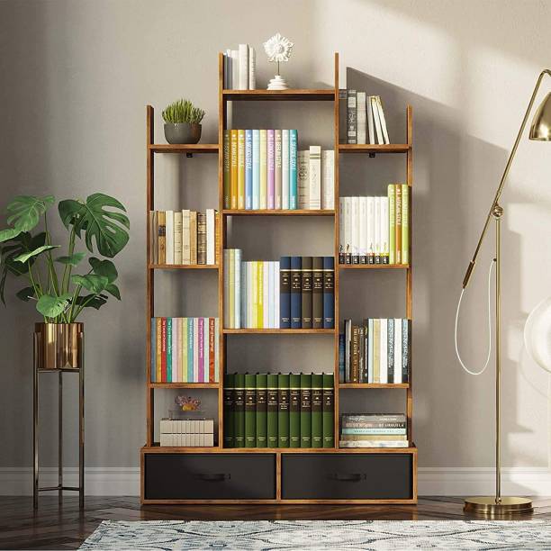 TANWAR HANDICRAFT Solid Wood Semi-Open Book Shelf