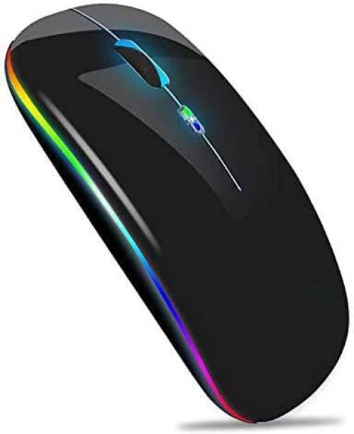 Verilux Wireless Bluetooth Mouse, Slim Mouse 2.4G Porta...