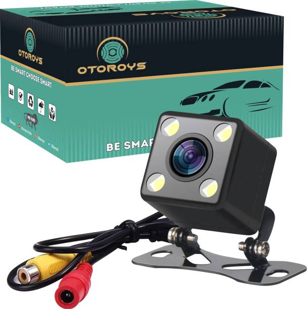 Otoroys 4 LED Waterproof 12V Universal Car Rear View Camera Reverse Back Up Car Camera Vehicle Camera System