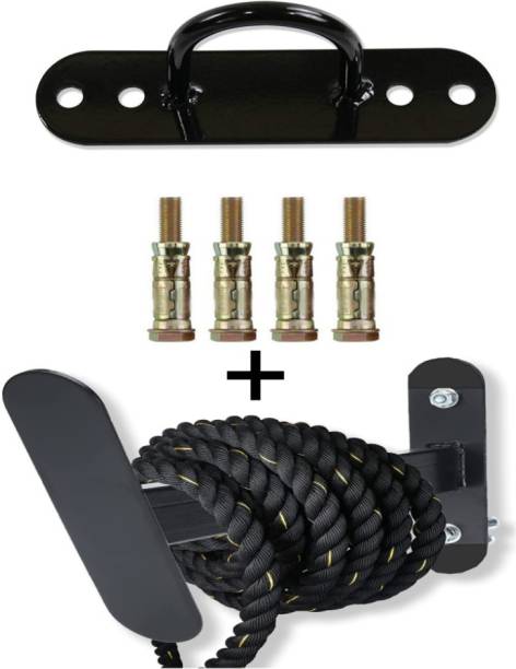 HASHTAG FITNESS Wall Mount Anchor Bracket for Suspension Straps, Battle Rope Anchor Ab Exerciser