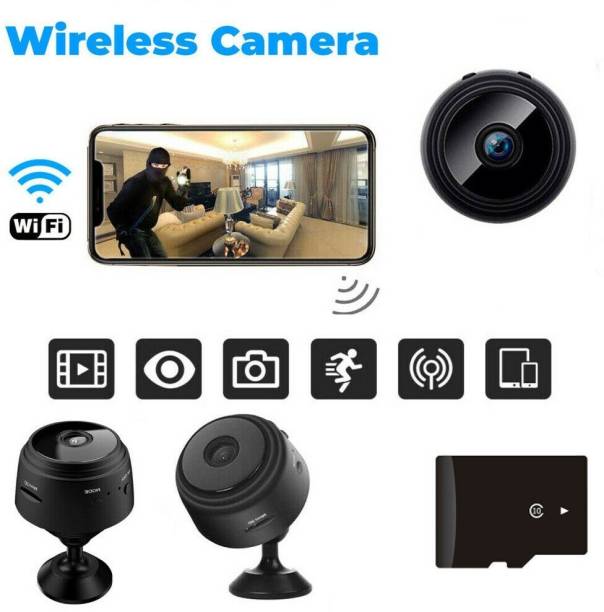 SIOVS CCTV Spy Magnet Camera 1080p Full HD Mini WiFi Magnetic Live Stream Night Vision Audio Video Hidden Nanny Camera Wireless Portable Spy Device with Long Time Recording for Home Office Security Camera