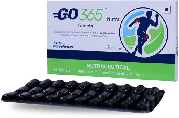 GO365 Nutra Tablets For Joint Pain, Stiffness And Osteoarthritis (Pack of 1) 30 Tablets