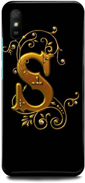 MP ARIES MOBILE COVER Back Cover for REDMI 9i, S NAME WITH LETTER ALPHABET