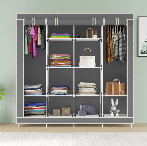 GTC Collapsible Wardrobe 12 Shelves PP Collapsible Wardrobe