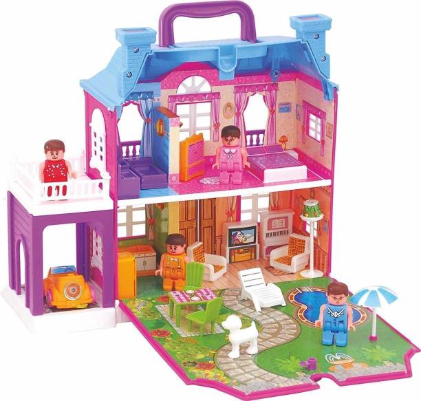 THE NG ART Battery operated 40 piece doll house