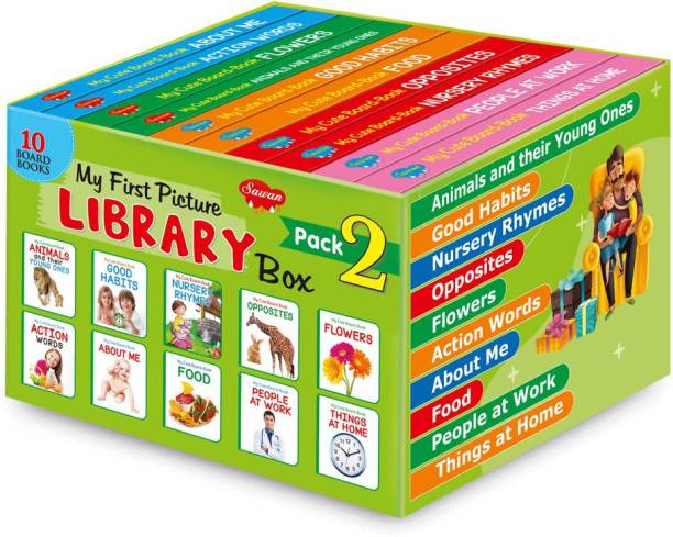 Books For 2 Year Old Children Box Set Of 10 Board Books...