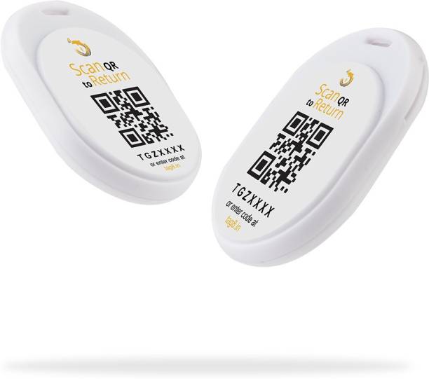 Tag8 Dolphin Smart Tracker White (Pack of 2) - Wireless Bluetooth Anti-Lost Anti-Theft Alarm Device Tracker GPS Locator Dolphin Smart Tracker White (Pack of 2) Safety Smart Tracker