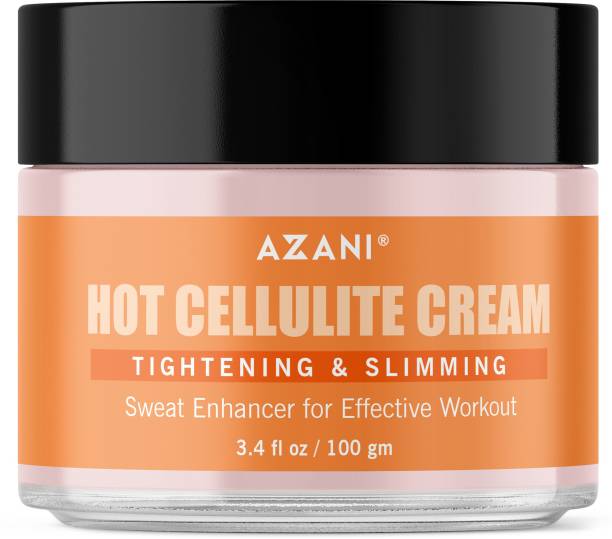 Azani Hot Cellulite Slimming Cream| Body Slimming, Skin Tightening & firming | Waist, Tummy, Hip, Thigh, Chest|100 gm