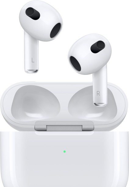 Weiß Drahtloses Touch-Bluetooth Noise-Cancelling-Kopfhörer kompatibel mit Apple Airpods Android/iPhone Binaurale In-Ear-Sportohrhörer Popup-Fenster mit Echtzeit-Display Bluetooth Kopfhörer 