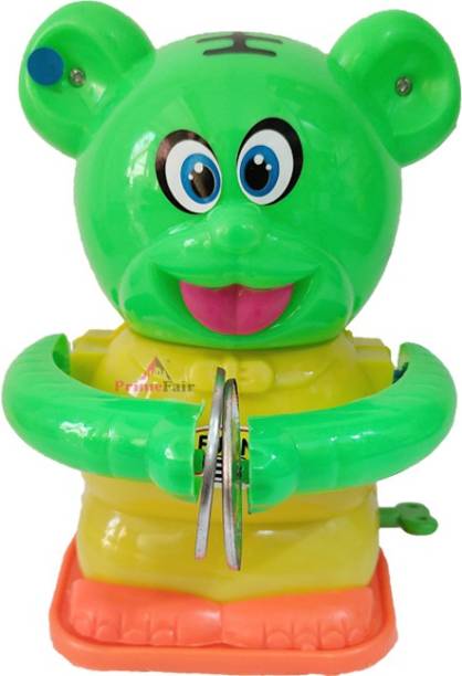 PRIMEFAIR Key-Operated Cute Drummer Toy with Dancing Action for Toddler Kids. Birthday Gift, Best Birthday Return Gift Pack of 1