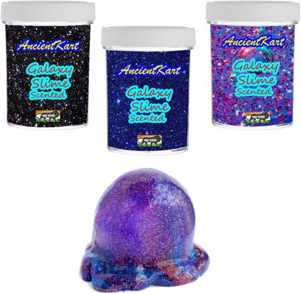 AncientKart Galaxy Slime Set of 3 Multicolor Putty Toy