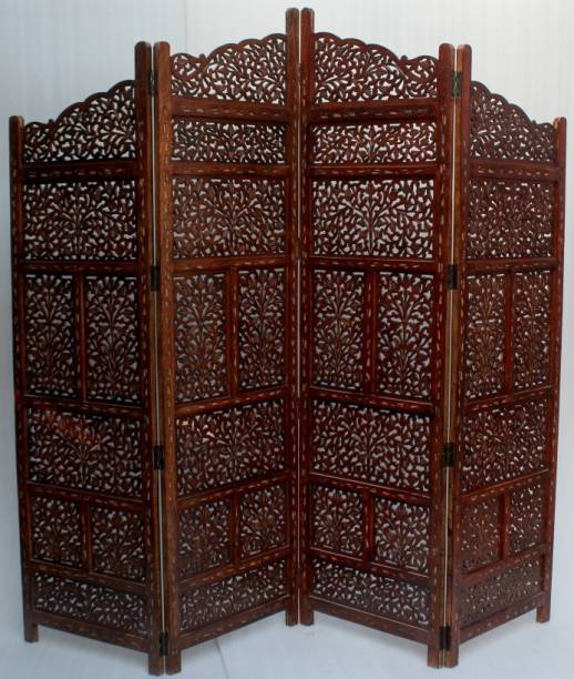OnlineCraft Solid Wood Decorative Screen Partition
