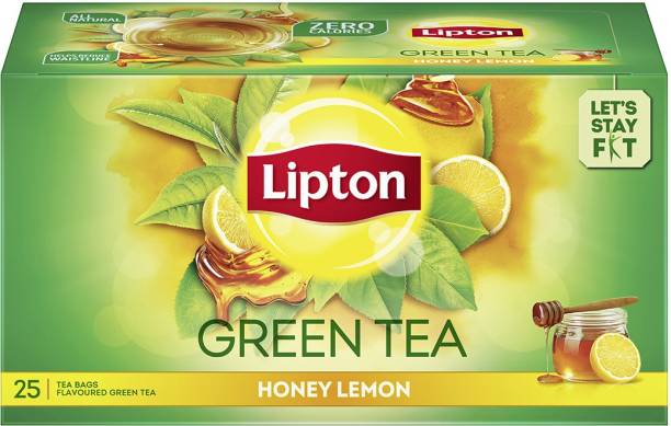 Lipton Honey, Lemon Green Tea Bags Box