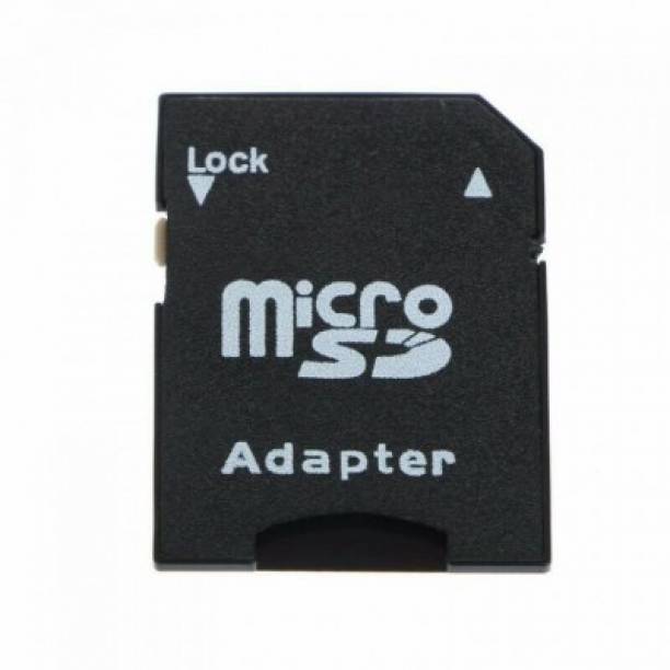 MAPLOX Micro SD Card Reader | Micro SD To SD Card Adapter | ( Black , Pack of 1 ) Card Reader