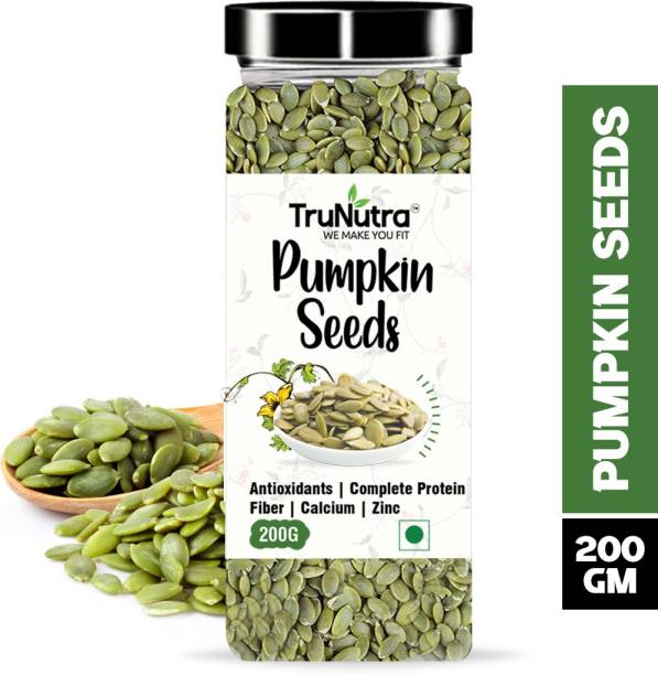 TruNutra pumpkin seeds for eating with zinc and fiber