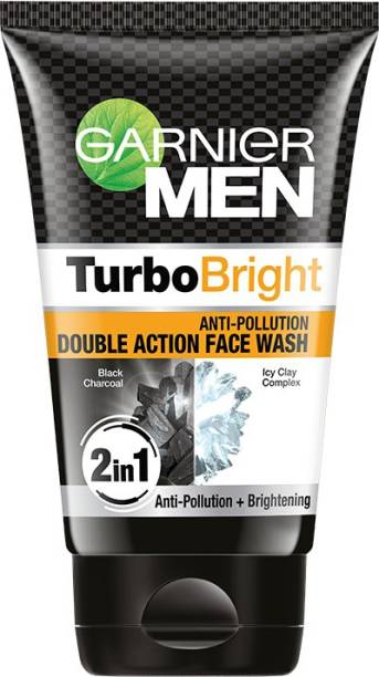 GARNIER Men Power White Anti-Pollution Double Action Face Wash