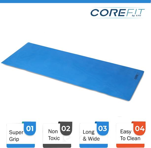 CORE FIT Roll Easy Pro 24 X 72 Blue 6 mm Yoga Mat