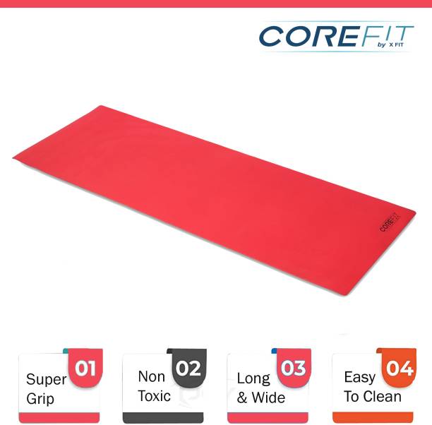 CORE FIT Roll Easy Pro 24 X 72 Red 6 mm Yoga Mat