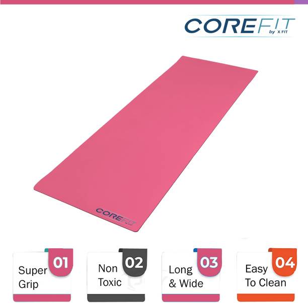 CORE FIT Roll Easy Pro 24 X 72-PK Pink 6 mm Yoga Mat